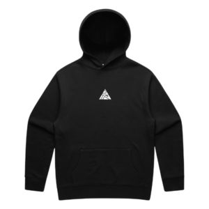 SIN Hoodie - White on Black