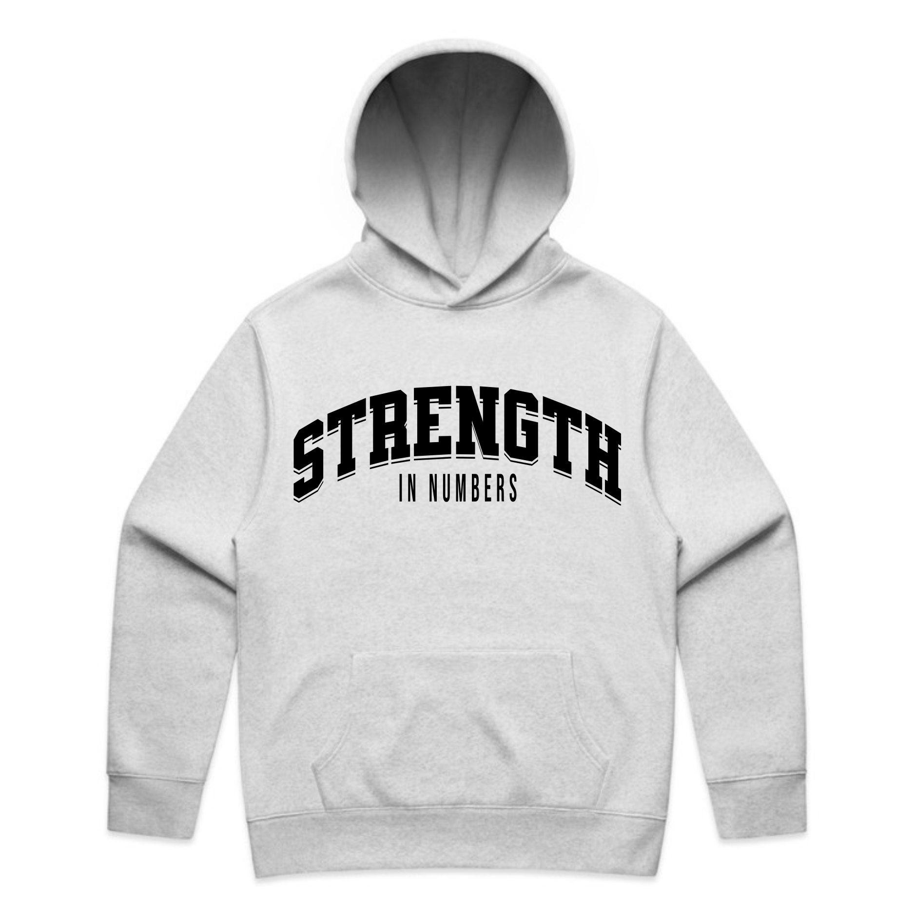 Strength College Hood - Black