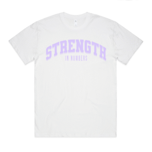 Strength College Tee - Lilac